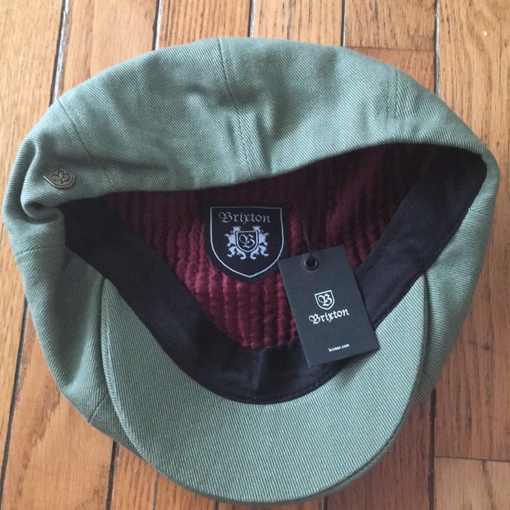 NWT Brixton Snood Cap in Sage